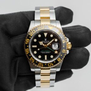 ROLEX GMT-MASTER II REF. 116713LN STEEL/GOLD FULL SET