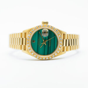 ROLEX LADY-DATEJUST 26 REF. 79178 JUBILEE ORO GIALLO MALACHITE AFTERMARKET