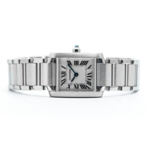 CARTIER TANK FRANCAISE REF. 2384 ACCIAIO