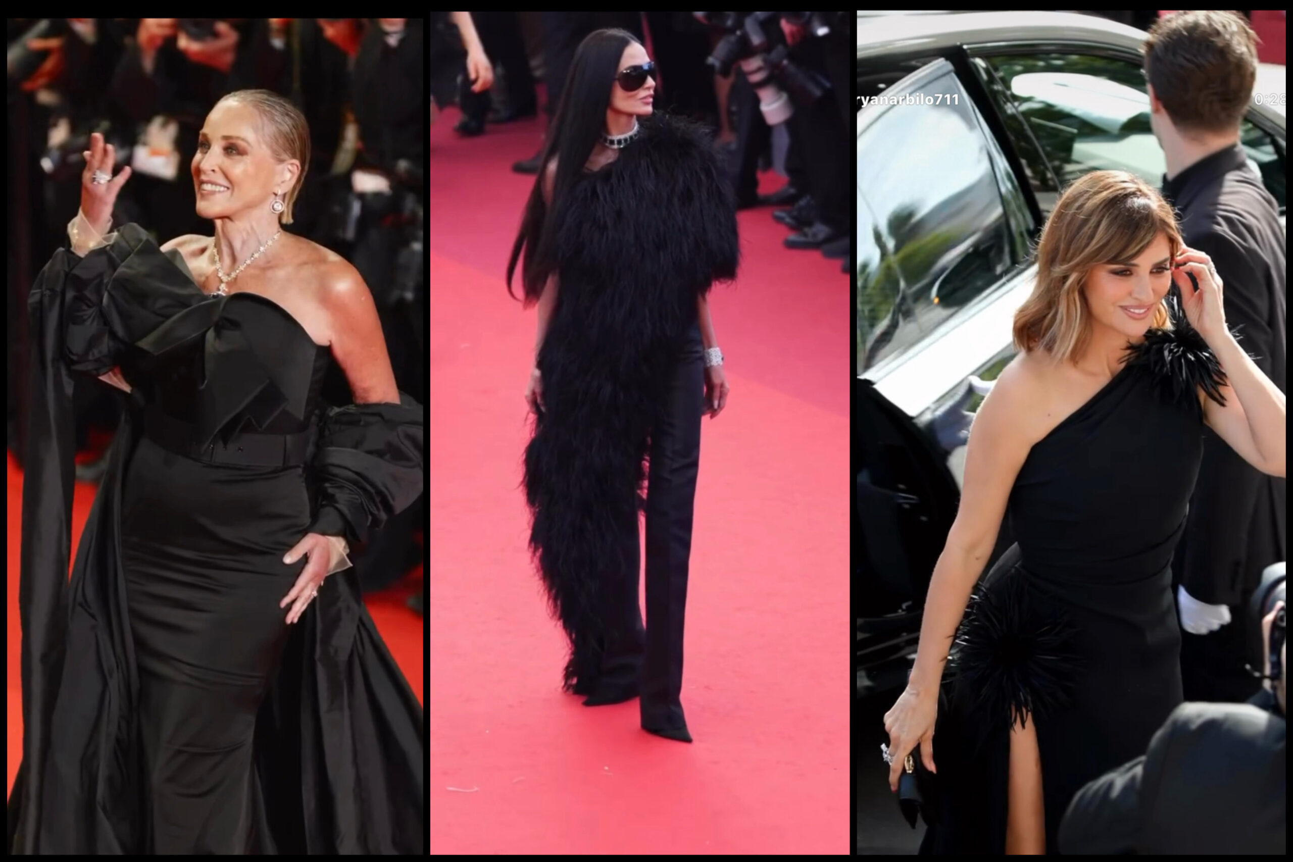 Sharon Stone, Demi Moore and Penélope Cruz at Cannes Film Festival 2026